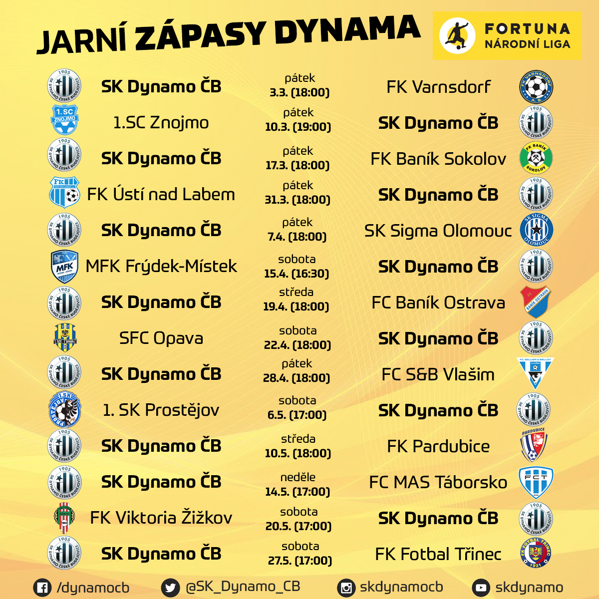 Jarn zpasy Dynama